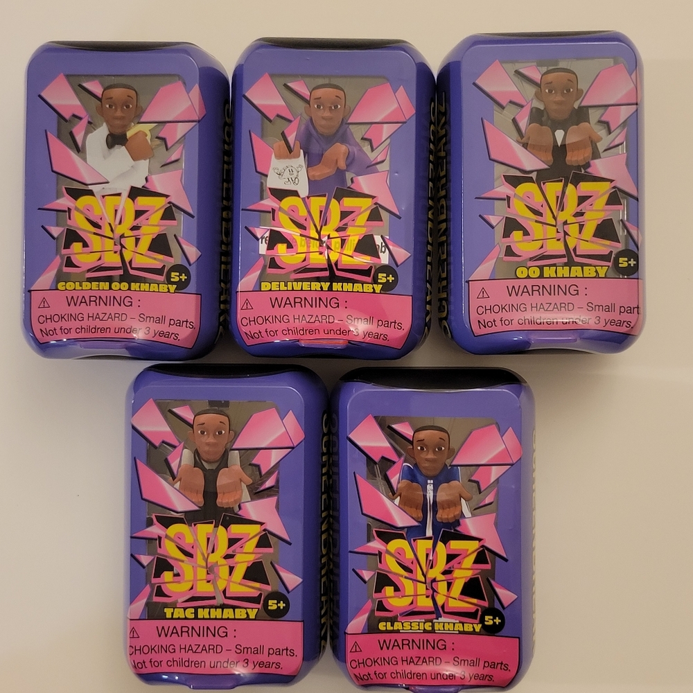 NEW LOT of 5 ScreenBreakZ Collectible Figures - StarZ Khaby Lame!